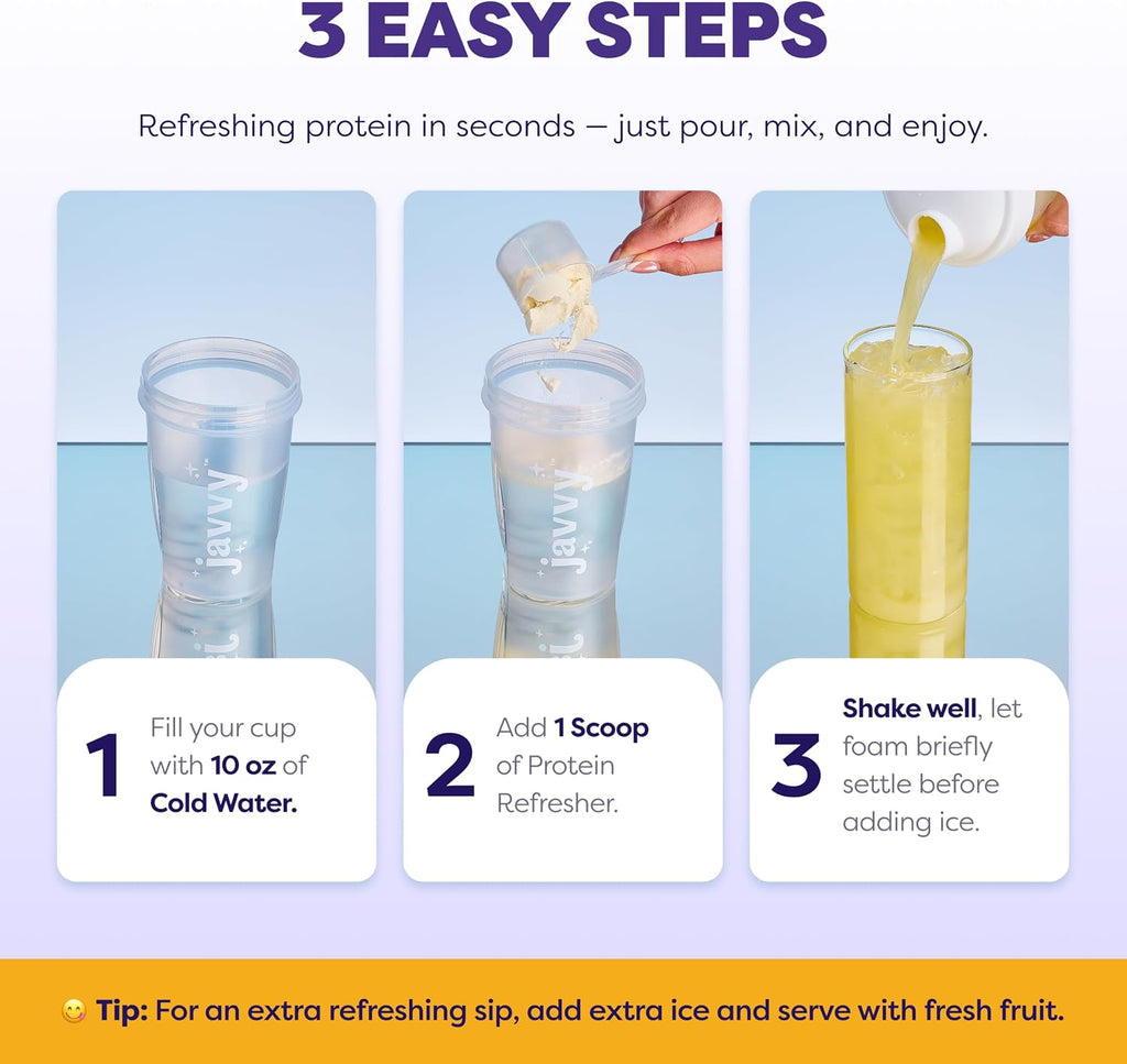 Javvy Clear Protein Powder with Clear Whey Protein, Pineapple Mango