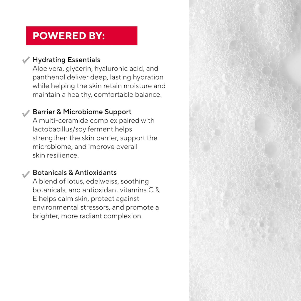 Mirabella Skinphony Pro Hydrating Face Cleanser with Hyaluronic Acid, Ceramides & Aloe Vera – Gentle Sulfate-Free Face Wash for Sensitive Skin_4.06 fl oz