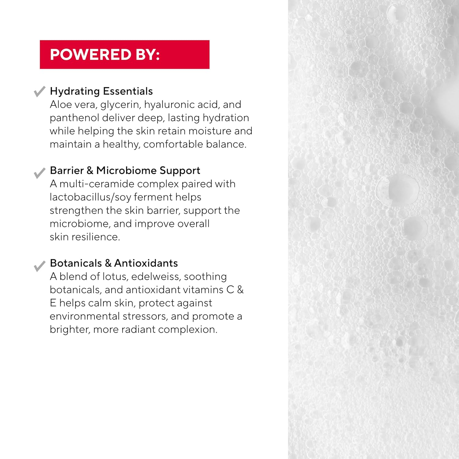 Mirabella Skinphony Pro Hydrating Face Cleanser with Hyaluronic Acid, Ceramides & Aloe Vera – Gentle Sulfate-Free Face Wash for Sensitive Skin_4.06 fl oz